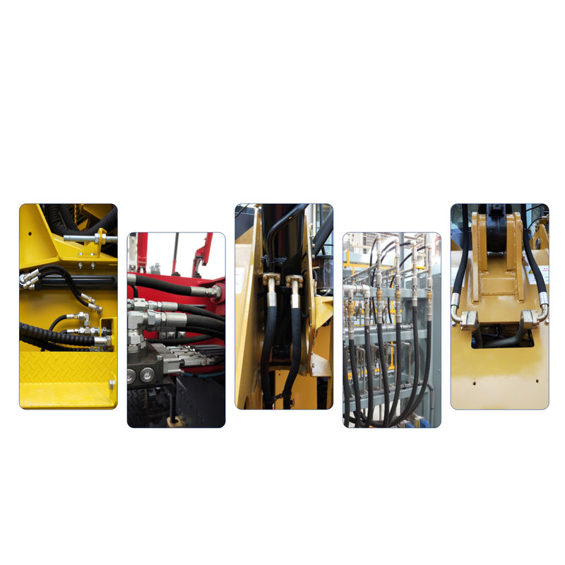 SAE 100 R12 1/4 polegada 3/4 polegada sucção aço fio trenzado tubo hidráulico mangueira