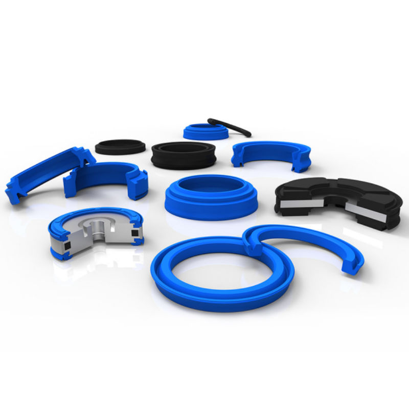 PU / NBR U Ring Piston Seal Pneumático Instalação fácil para cilindros