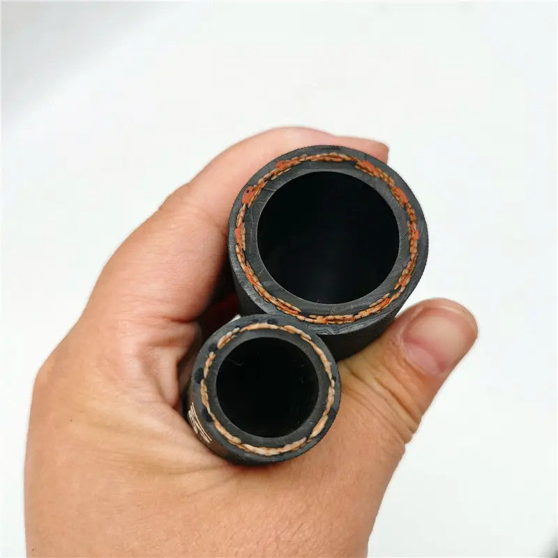 Tubo de retorno de óleo de borracha flexível multiuso R3 R6 Tubo hidráulico trançado de fibras
