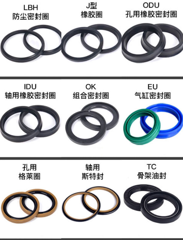 Fabricante Customizado U601 U603 Hidráulico Jack Oil Seal Polyurethane UN PU Piston Rod Seals para cilindros