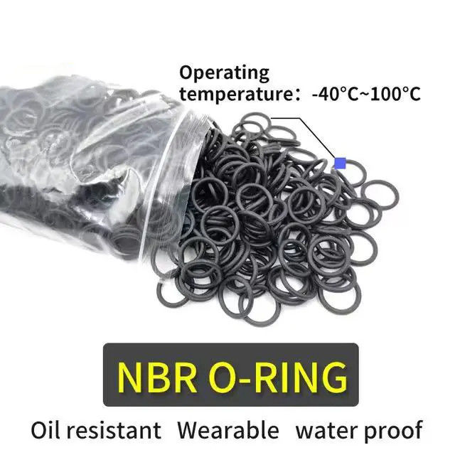 Silicone FKM EPDM NBR O Anéis, Selo de borracha nitrílica O Anel de diferentes tamanhos