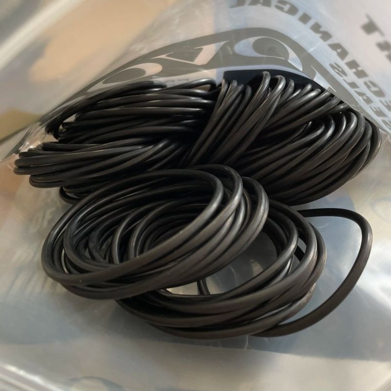 Silicone FKM EPDM NBR O Anéis, Selo de borracha nitrílica O Anel de diferentes tamanhos