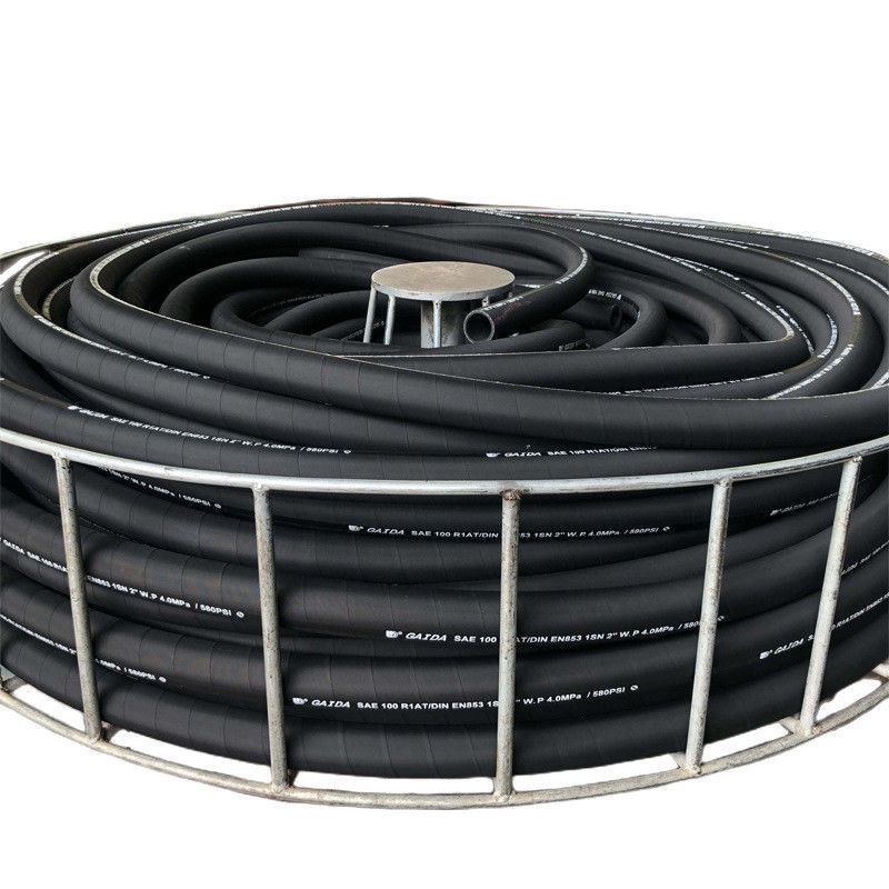 Alta pressão 3/8 1sn Braid Hydraulic Hose Pipe SAE 100r1 En853 Pressão óleo combustível industrial