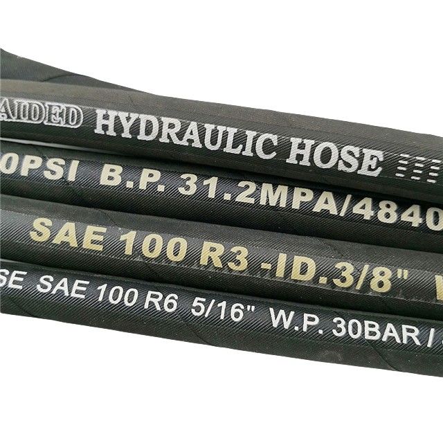 Alta pressão 3/8 1sn Braid Hydraulic Hose Pipe SAE 100r1 En853 Pressão óleo combustível industrial
