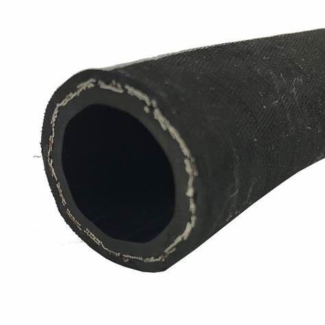 Flexível DIN EN853 1SN Tubos de borracha trançados com fio de aço para óleo hidráulico biodegradável